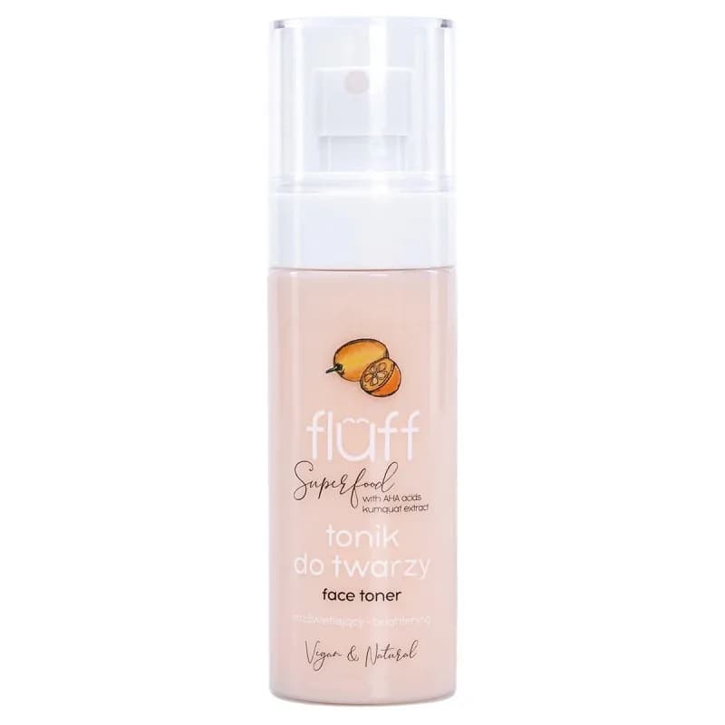Fluff – Brightening Face Toner – with AHA acids, kumquat extract 100ml