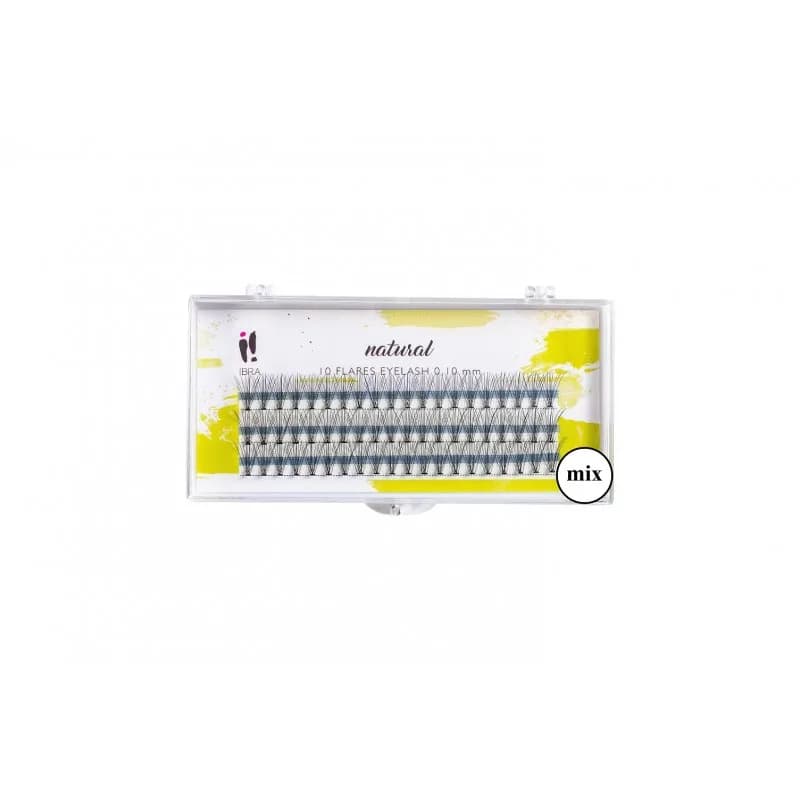 IBRA – NATURALS FLARE EYELASH KNOT FREE – MIX