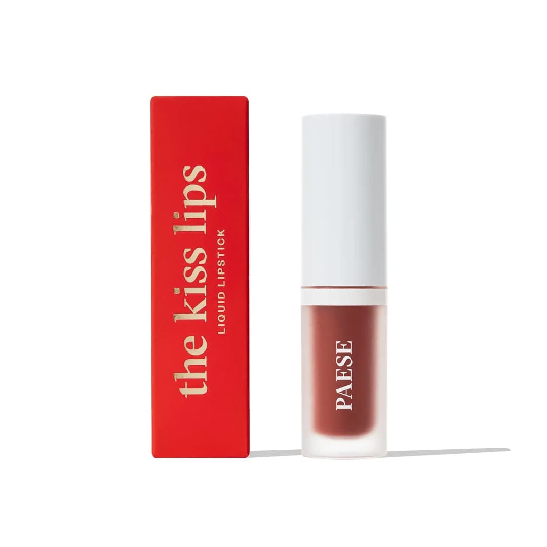 PAESE LIQUID LIPSTICK The Kiss Lips 04 Rusty Red