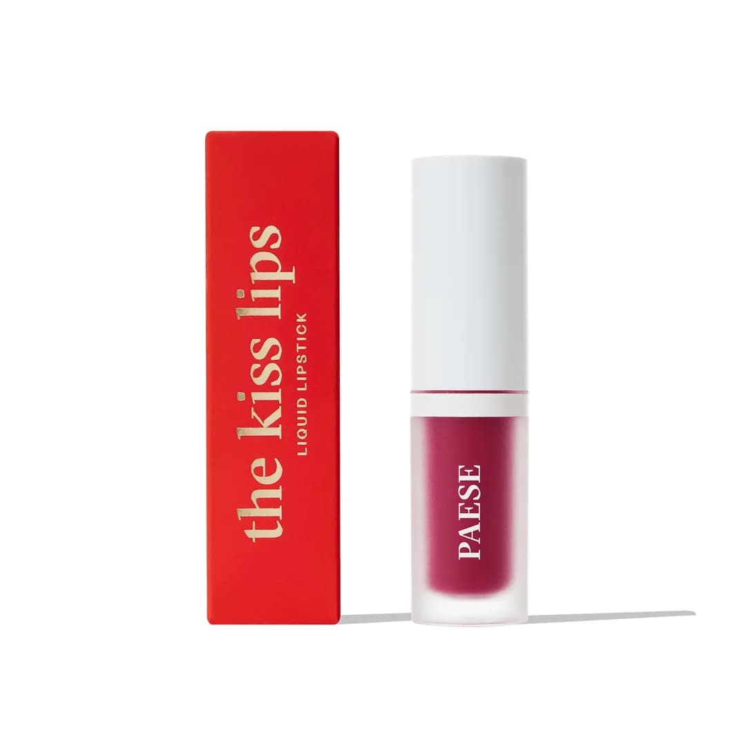 PAESE LIQUID LIPSTICK The Kiss Lips 05 Raspberry Red