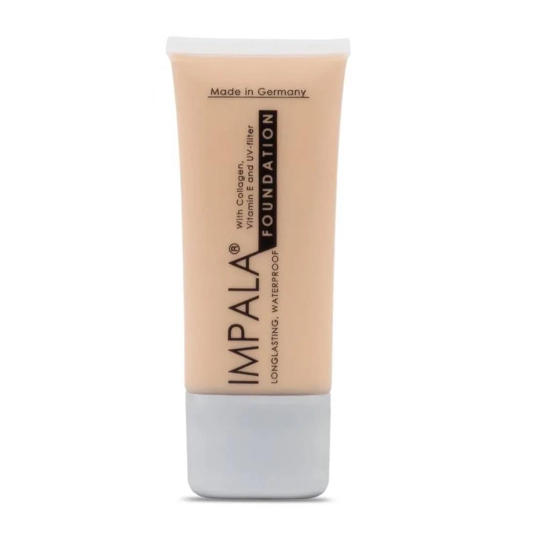 Impala Long Lasting Waterproof Foundation με Κολλαγόνο, Βιταμίνη Ε και Φίλτρα UV No 1