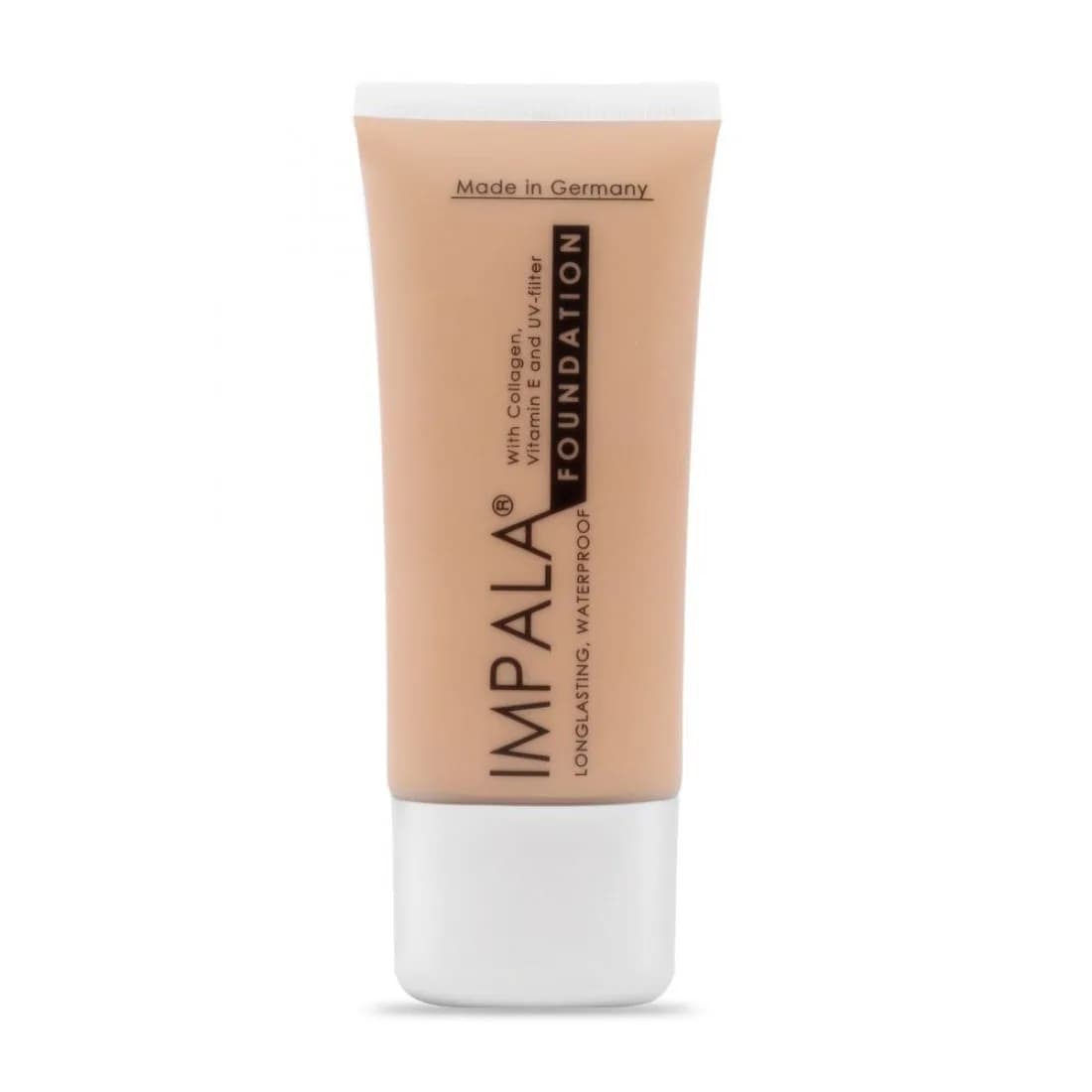 Impala Long Lasting Waterproof Foundation με Κολλαγόνο, Βιταμίνη Ε και Φίλτρα UV No 3