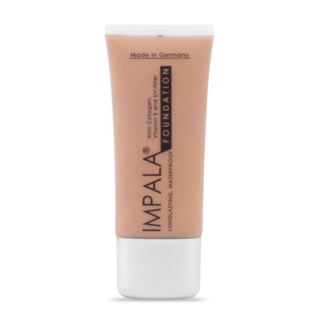 Impala Long Lasting Waterproof Foundation με Κολλαγόνο, Βιταμίνη Ε και Φίλτρα UV