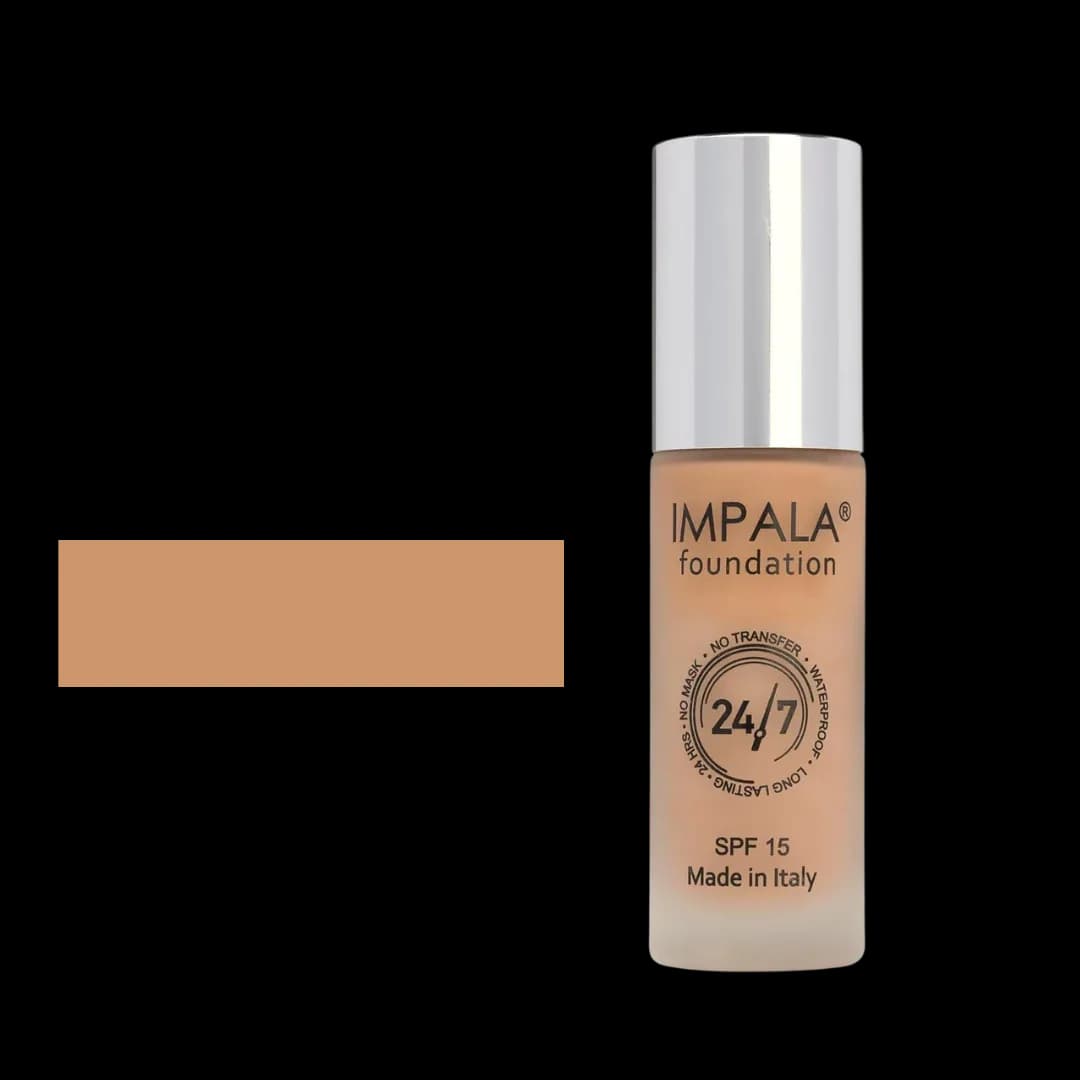 Impala Waterproof Foundation 24/7 SPF15 30ml No 8