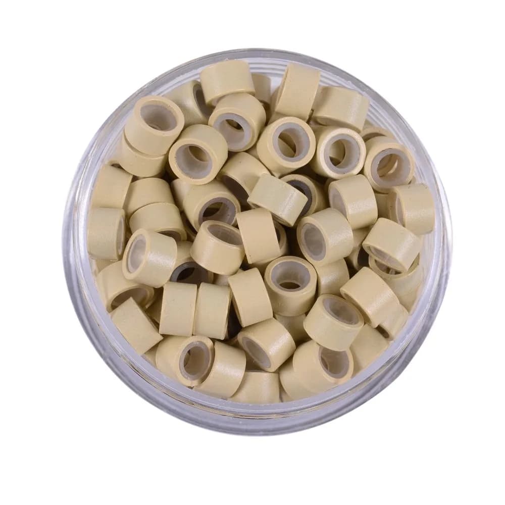 Micro Rings Σιλικόνης Ξανθό 1000τμχ